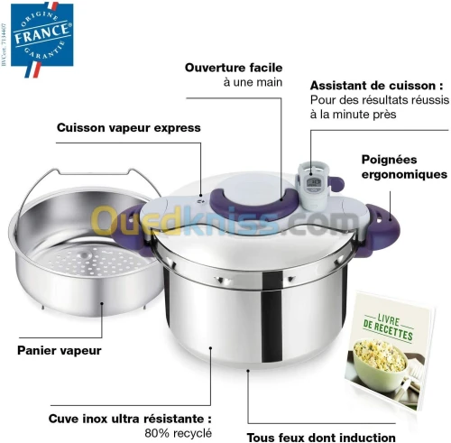 Cocotte-minute 7,5 L Seb Clipsominut Perfect 