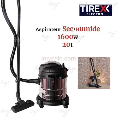 Aspirateur Sec/Humide 1600W 20L Tirexx ASP1600