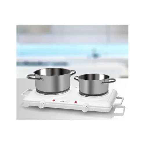 Plaque de cuisson BOMANN double 2500 W inox DKP3668