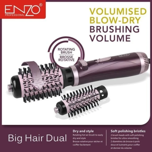 Brosse lissante ENZO Big Hair Dual 1000 W