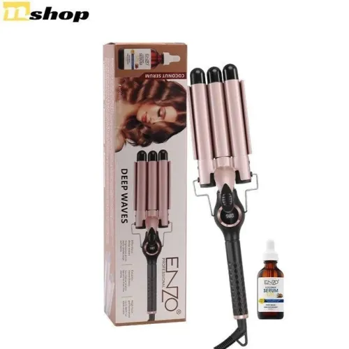 Boucleur Wave Deep ENZO PROFESSIONAL  En-1968 3 in 1 -Gold