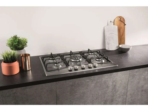  PLAQUE DE CUISSON ARISTON A GAZ INOX 5 FEUX 75 CM PCN 751