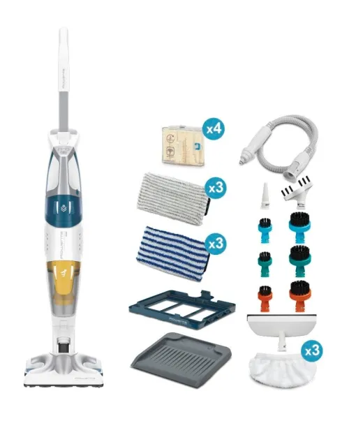 Aspirateur Vapeur Rowenta Clean & Steam Multi 2en1 Avec Technologie Cyclonique 500mL 1700W RY8561WH