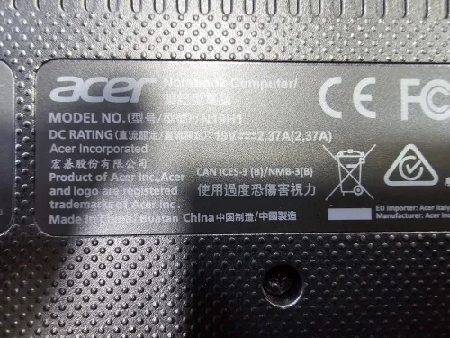 -vendu- ACER N19H1 intel Celeron N4020