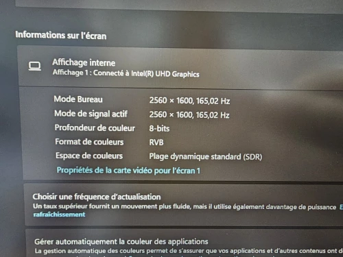 -VENDU- THINKPAD P16 GEN 2 Workstation i7-13850HX RTX A1000 ADA 6G GDDR6 32G/1T SSD 165Hz
