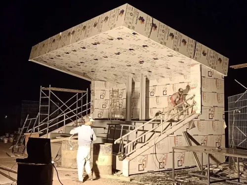 Habillage en alucobond