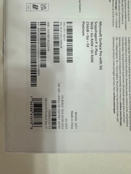 Microsoft Surface Pro 11 With 5g
