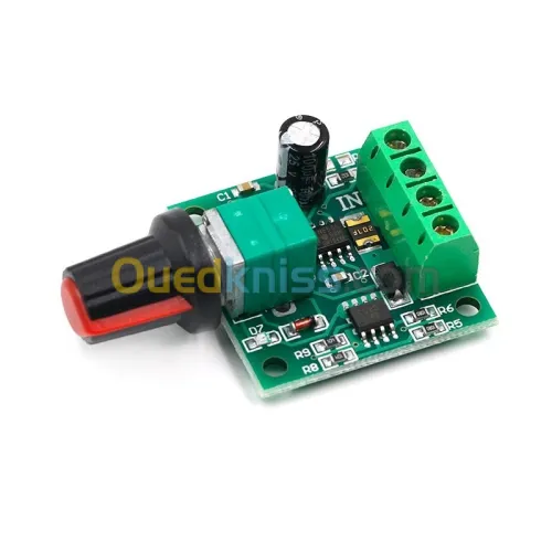 Arduino - Contrôleur de vitesse réglable pour moteur à basse tension PWM 3V 5V 6V 12V 2A