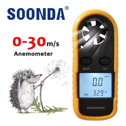 Anémomètre numérique portatif 2 en 1 arduino