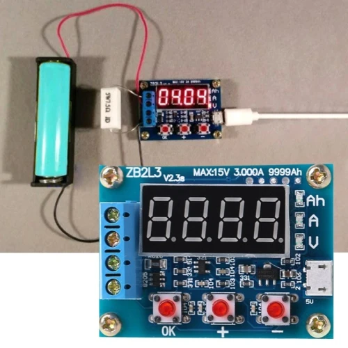 Testeur de capacité de batterie ZB2L3 – 18650 Arduino 
