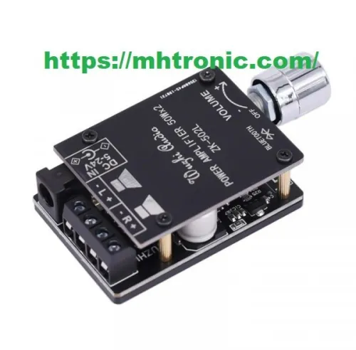 Arduino - ZK-502L Carte Amplificateur sans fil Bluetooth 5.0 ( 50Wx2)