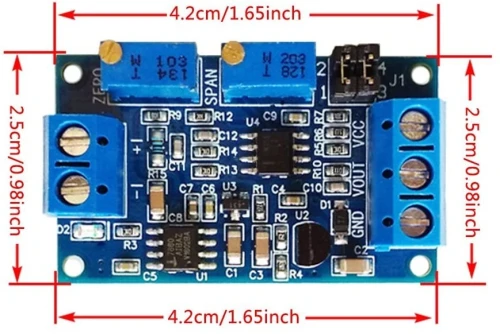 Arduino - MODULE CONVERSION DE SIGNAL 0/4-20MA À 0-3.3V 5V 10V & 0-5V TO 4-20MA