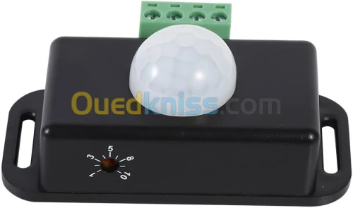 Arduino - Detecteur de presence temporisé 1 à 10mn – 12/24Vdc – 8A