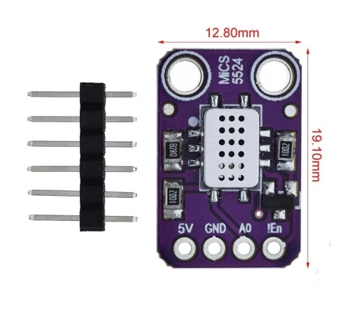 Arduino - Capteurde gaz MiCS5524 CO, alcool et COV