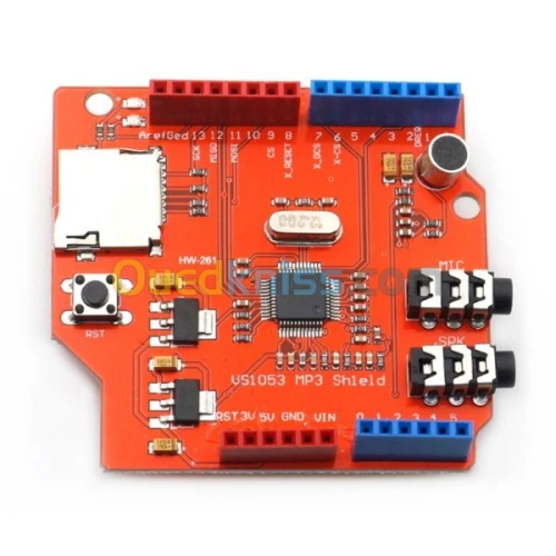SHIELD Arduino VS1053B LECTEUR ENREGISTREUR AUDIO STÉRÉO MP3