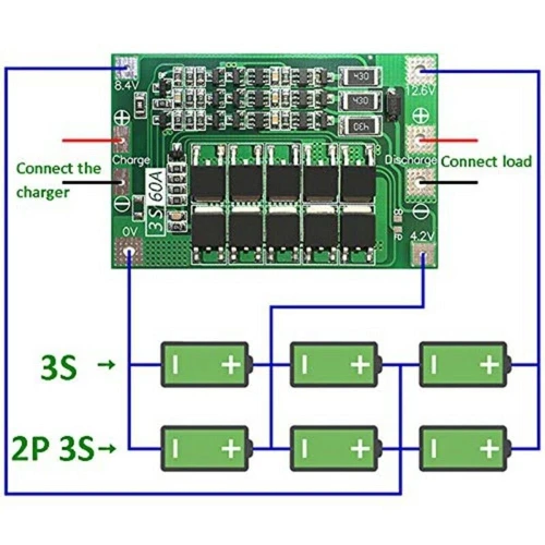 chargeur batterie Lithium 3S 20A / 25A / 40A  / 60A Arduino 