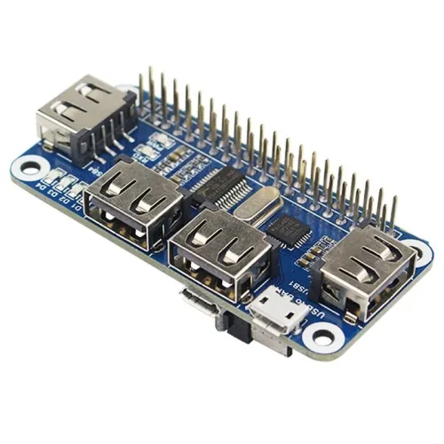 Hub USB Hat 4 Ports Raspberry Pi Arduino