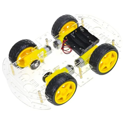 Arduino - Kits châssis de voiture robotisée intelligente 2 roues / 2 roues à double pont / 4 roues 