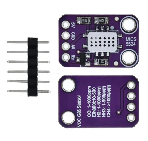Arduino - Capteurde gaz MiCS5524 CO, alcool et COV