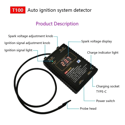 Détecteur de Système  dAllumage Automatique T100 (12V /24V)