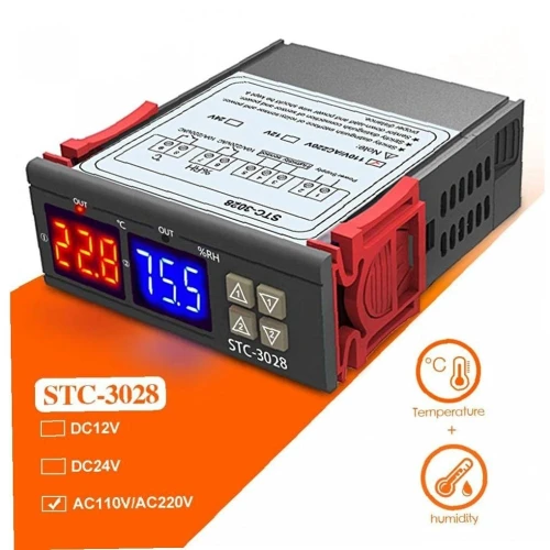 Contrôleur De Température Et Humidité Stc-3028 arduino