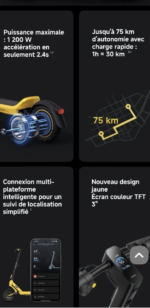 Trottinette scooter Xiaomi 6 Ultra 2026 neuf