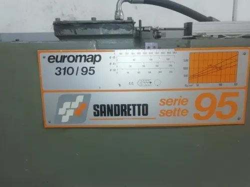 deux press injection sandretto serie sette 95ton/60ton
