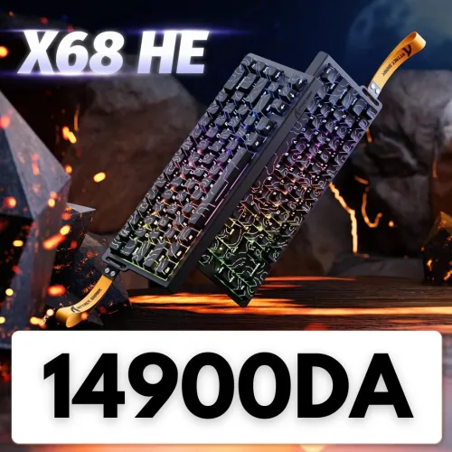 Attack Shark X68 He (Black Contours)