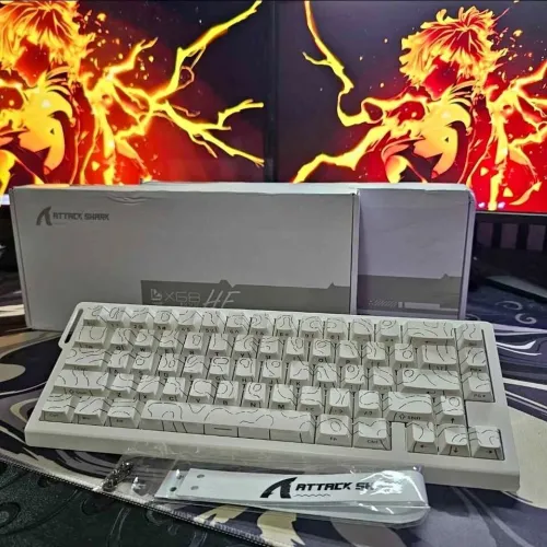 Attack Shark X68 He (White Contours)