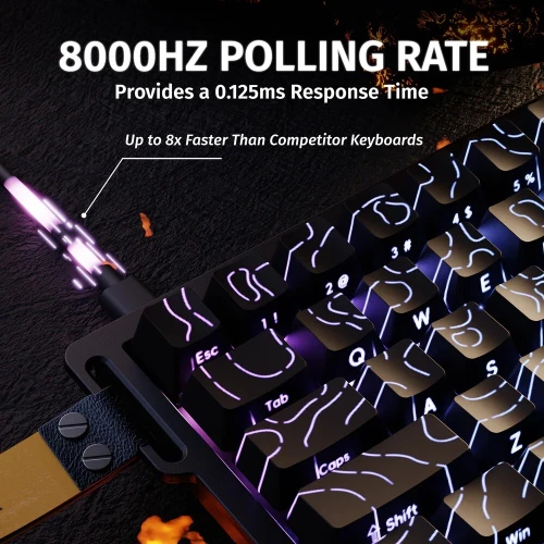 Attack Shark X68 He (Black Contours)