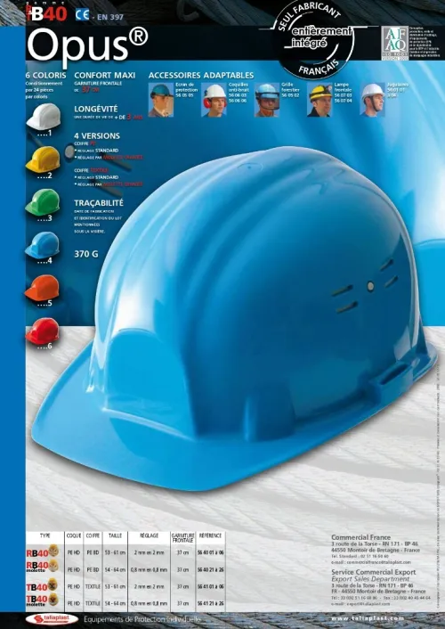 lunette de sécurité fumée/casque de chantier made in uk