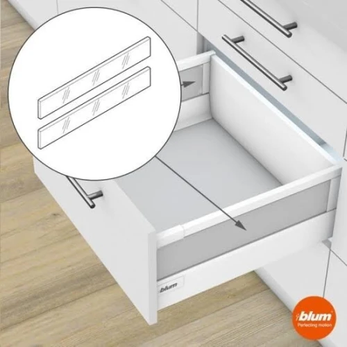 Tiroirs blum antaro avec système Tip-on 