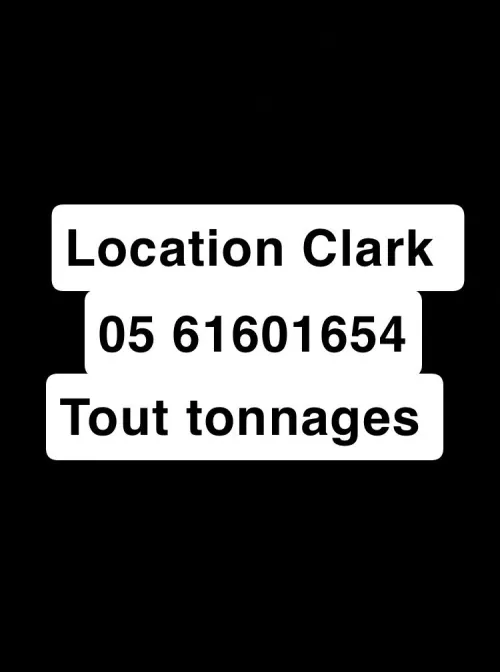Location chariot elevature 3t clark