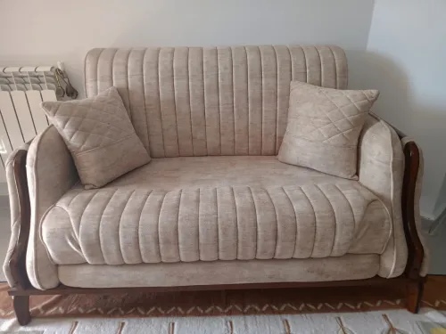 4 fauteuils beige en bon état