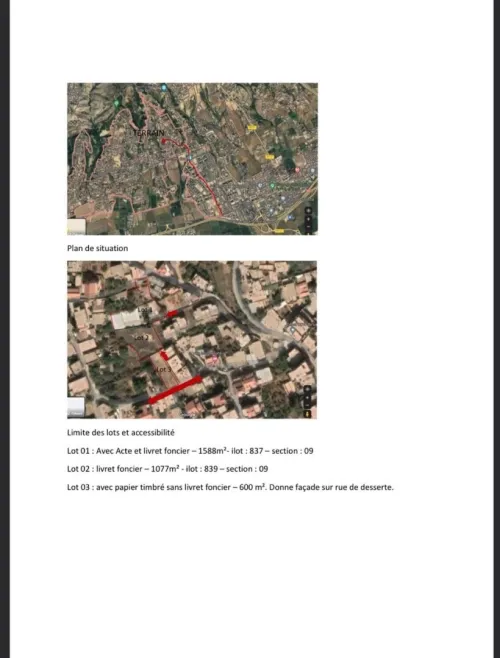 Vente Terrain Alger Birtouta