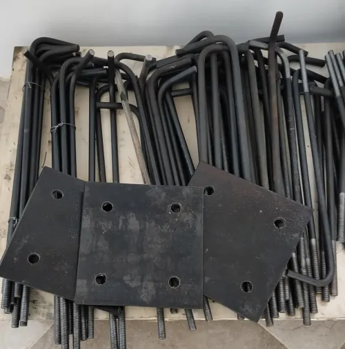 fabricantion les plaques avec tiges d'ancrage 