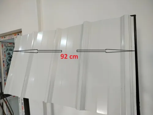 Tole Nérvurée TN40 zinc زنك للتسييج و تغطية
