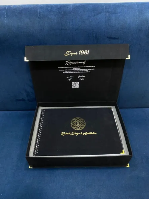 coffret + catalogue promotion immobilière lux