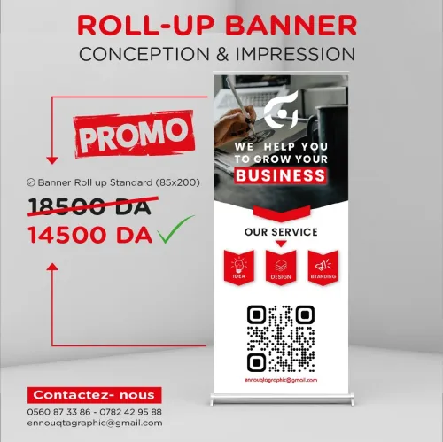 Banner roll up Super promo 
