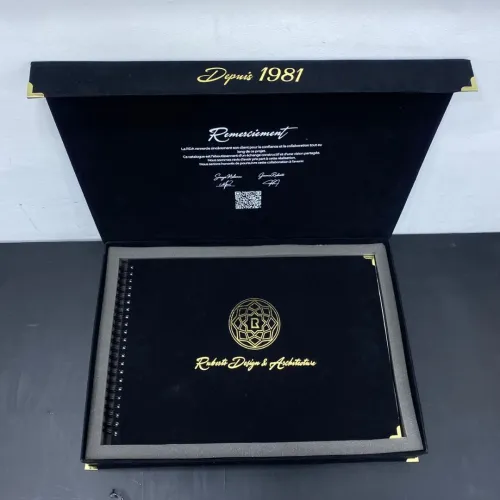 coffret + catalogue promotion immobilière lux