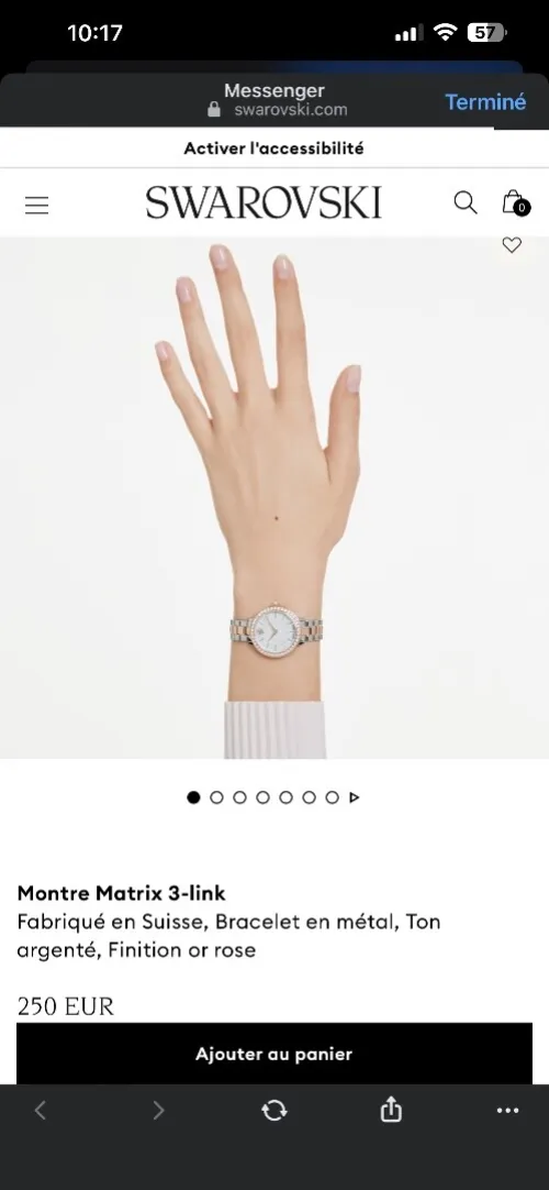 Montre swarovski original