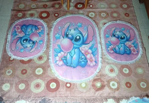 Tapis et descent de lit stitch