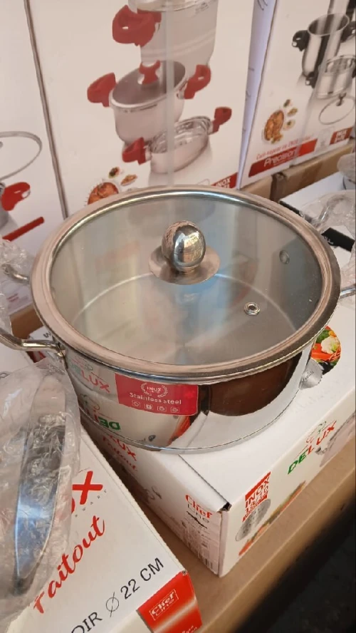 Série marmitte inox Delux 3 pièces 