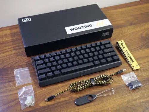 Clavier mécanique wooting 60he+