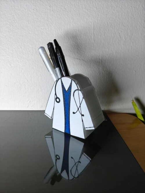 Porte stylo blouse de docteur  Cadeau pour médecin  clinique