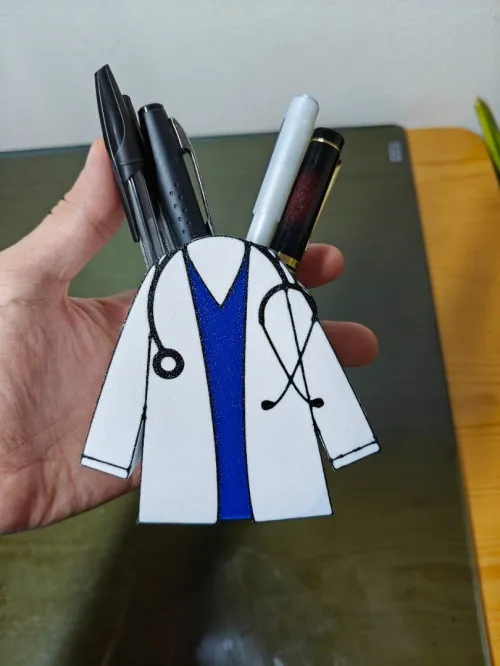 Porte stylo blouse de docteur  Cadeau pour médecin  clinique