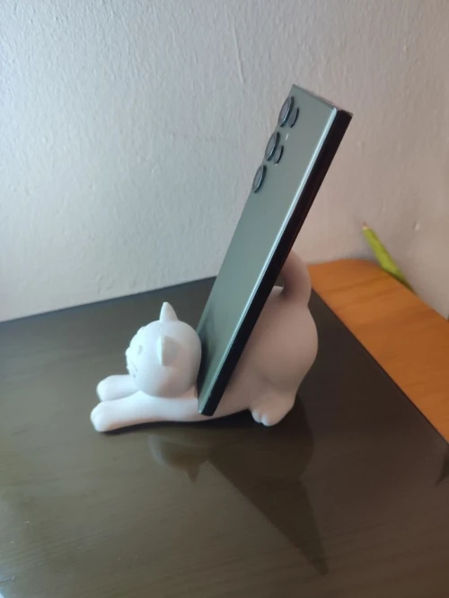 Support téléphone chat  Support bureau mignon et pratique pleusieur coleur disponible