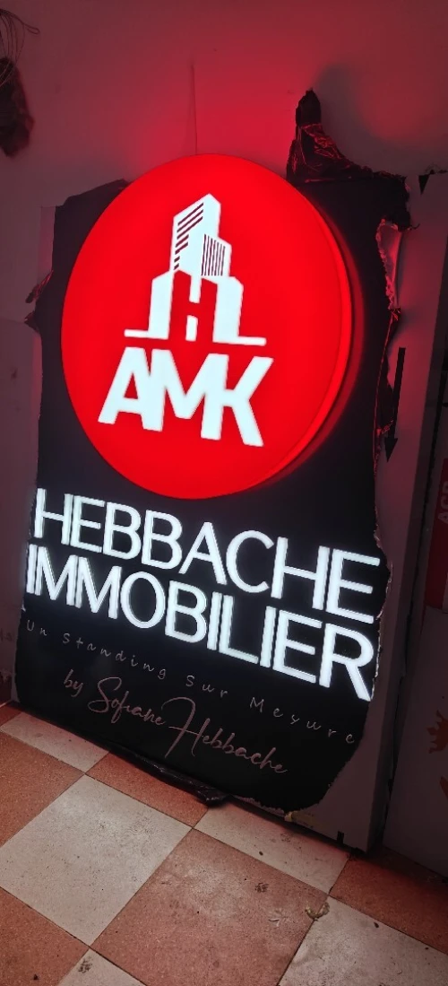 panneaux pub , enseigne lumineuse