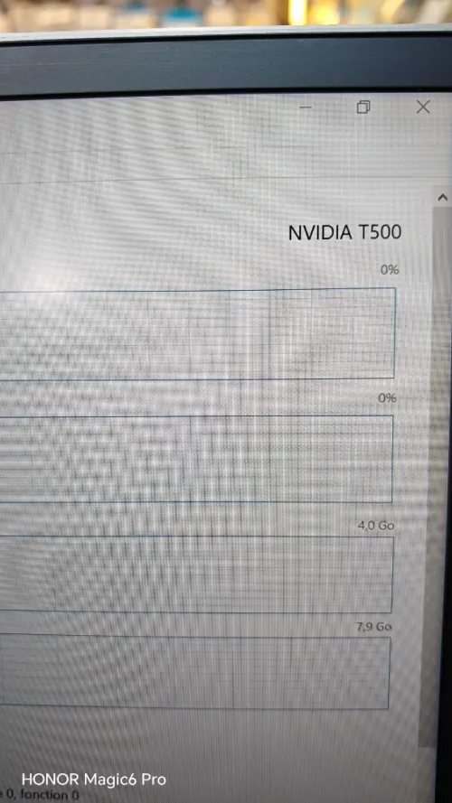 Hp zbook I7 11 ème tactile Nvidia T500