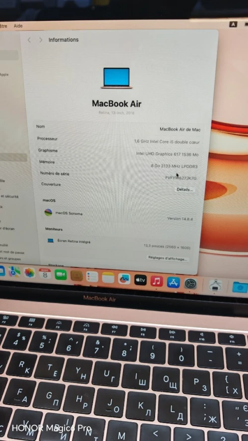 Macbook air i5 2018